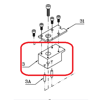 Forming Cavity Mold (Item 3) (AR108-3)