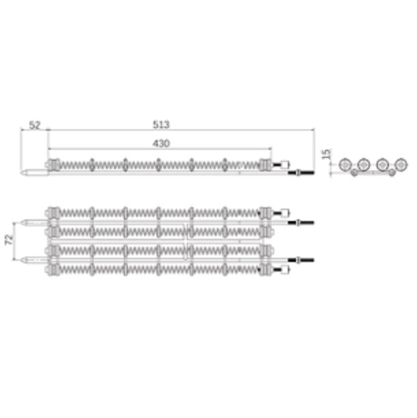 Spiral Heater for Custom Oven 4000W (DQ.FRG.JAB041001)