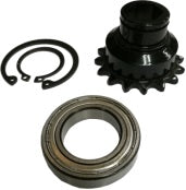 Sprocket Wheel Drive Gear (35B16) with Bearing and C Clips (ZX.WW.CB35B16T)