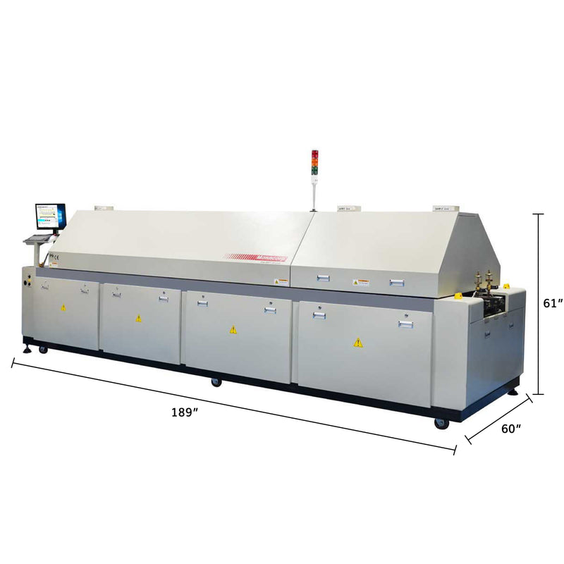 CR8000 8-Zone SMT Reflow Oven