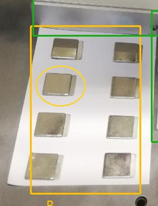 S-MAG-15X15X1.6 Magnet PCB baffle, 15x15mm, thickness=1.6mm (1pc)